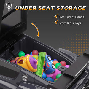 Maserati GT2 6V for toddler, gray