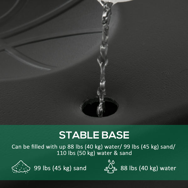 Portable basketball hoop, adjustable height from 2.1 to 2.6 m with wheels