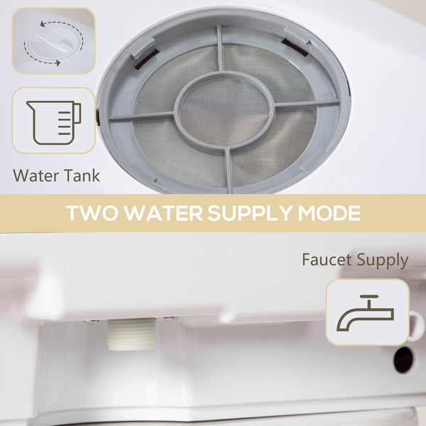 Portable Dishwasher, Counter Dishwasher with 4 Place Settings, 5 Washing Programs, Air-Dry Function, 6L Water Tank