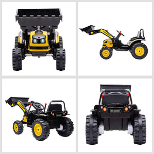 6V Battery Powered Kids Tractor, Yellow