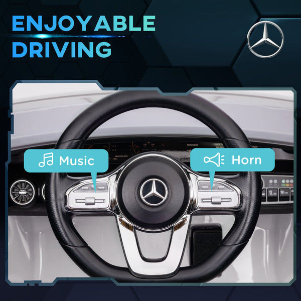 Mercedes-Benz AMG 12V Licensed with Remote Control, White