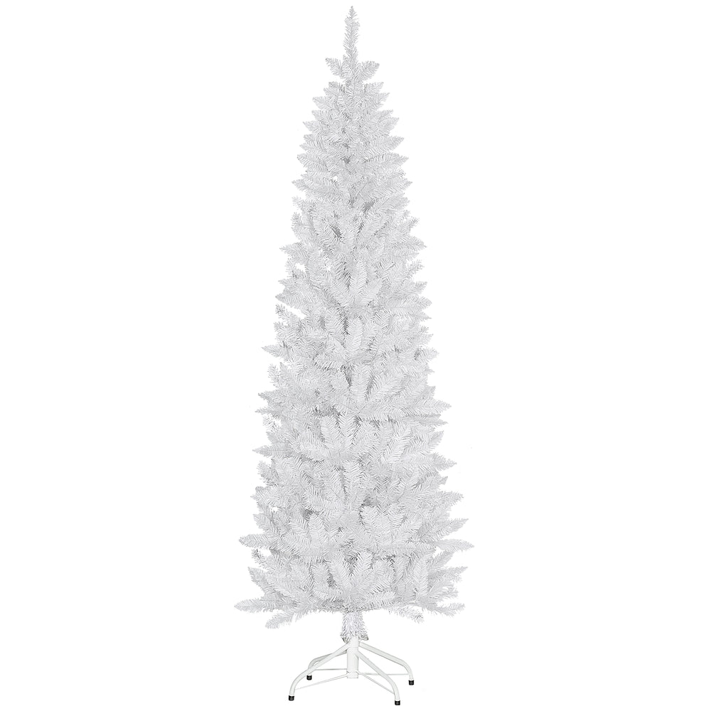 7ft Tall White Artificial Christmas Tree