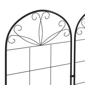 Set of 2 garden trellises for climbing plants