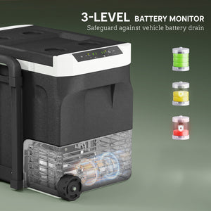 42-quart 12V portable electric cooler