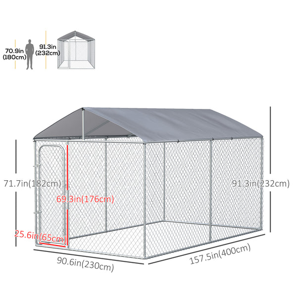 Heavy-duty outdoor enclosure with secure locking and cover