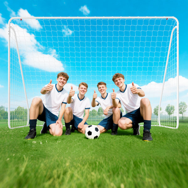 3 x 1.2 m soccer goal, white