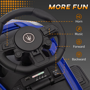 Maserati GT2 6V for toddler, blue