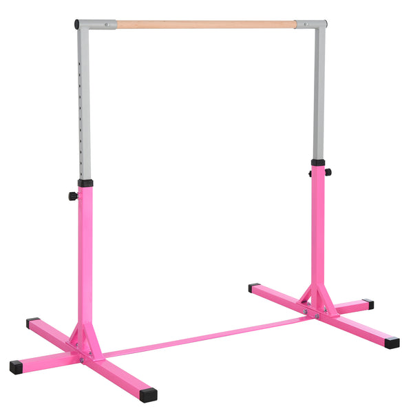 Professional gymnastics bar for children, pink