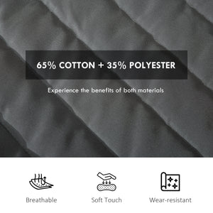 Outsunny 2 Person Hammock, Quilted Double Hammock with Stand, Pillow and Spreader Bars, for Outdoor Camping, Beach, Dark Grey 