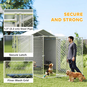 Galvanized steel enclosure with waterproof and UV-resistant cover