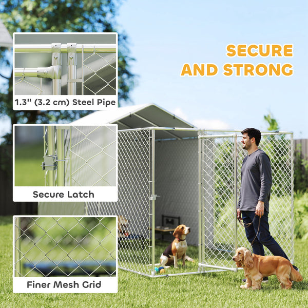 Galvanized steel enclosure with waterproof and UV-resistant cover