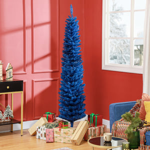 7ft Dark Blue Artificial Christmas Tree