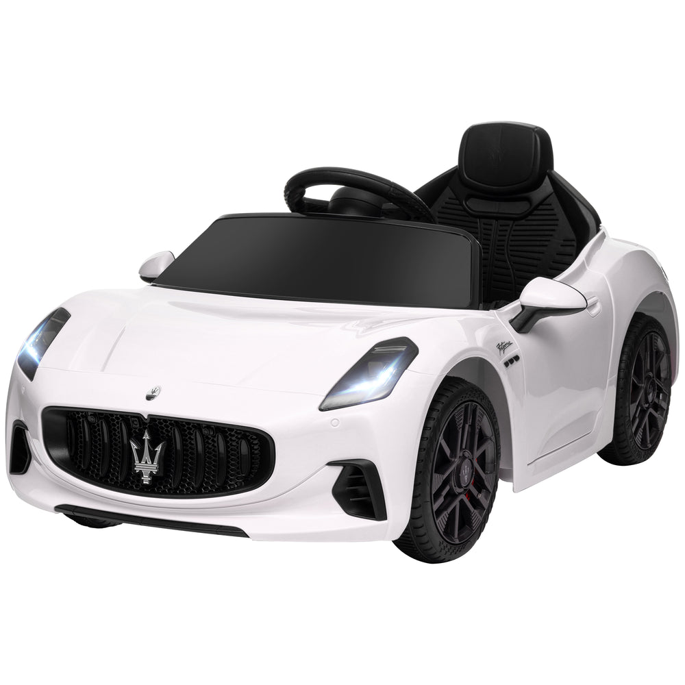 Maserati Gran Turismo 12V Licensed with Remote Control, White