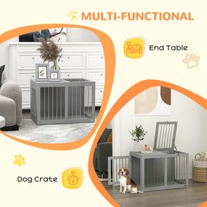 31.5-inch Double Door Crate Furniture, Gray