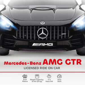 Mercedes-Benz AMG GTR 12V Licensed with Remote Control, Black