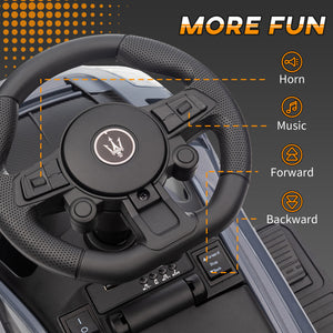 Maserati GT2 6V for toddler, gray