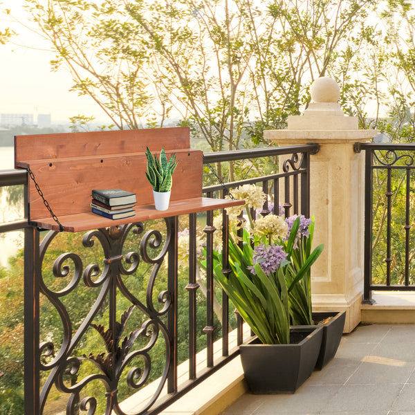 Hanging table for balcony