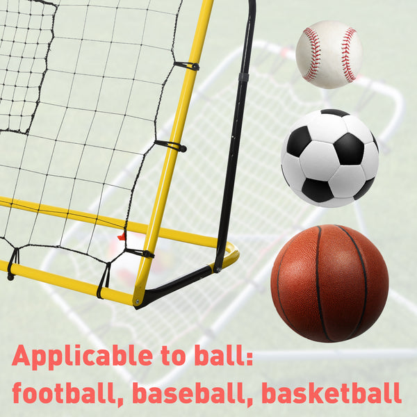 Rebound goal with 5 adjustable angles