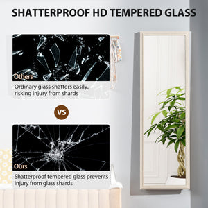 Full length mirror, white