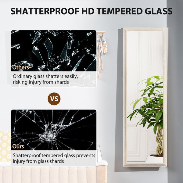 Full length mirror, white