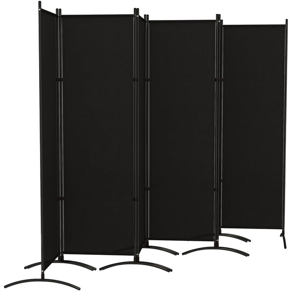 6-panel folding screen, UV30+ protection, black