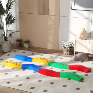 8-piece balance beams for children with non-slip pads