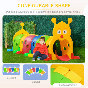 Caterpillar Tunnel for Kids Ages 3-6, Multi-Color