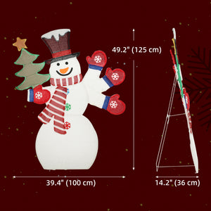 1.2m Light-Up Snowman