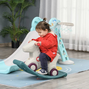 2-in-1 horse, seesaw or car
