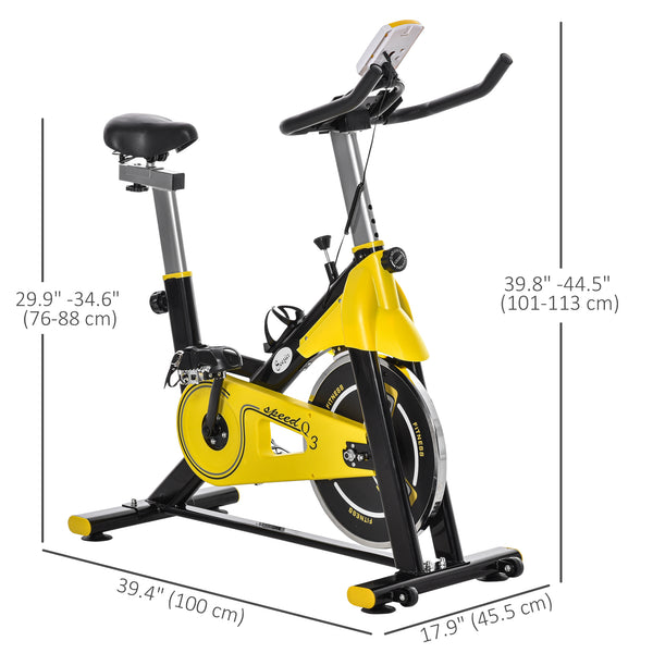 Stationary exercise bike, adjustable resistance with LCD display