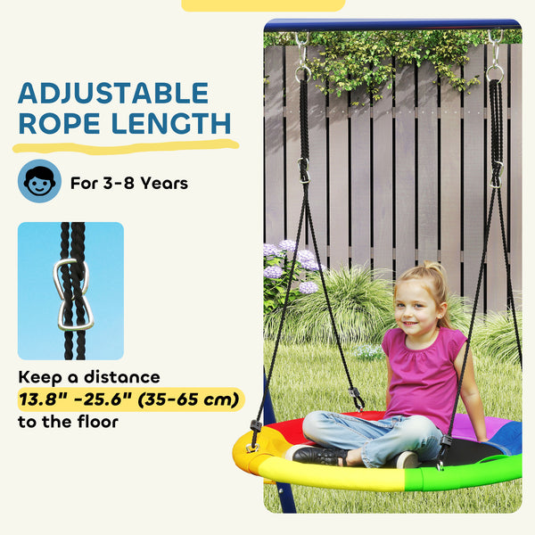6 in 1 Kids Swing Set