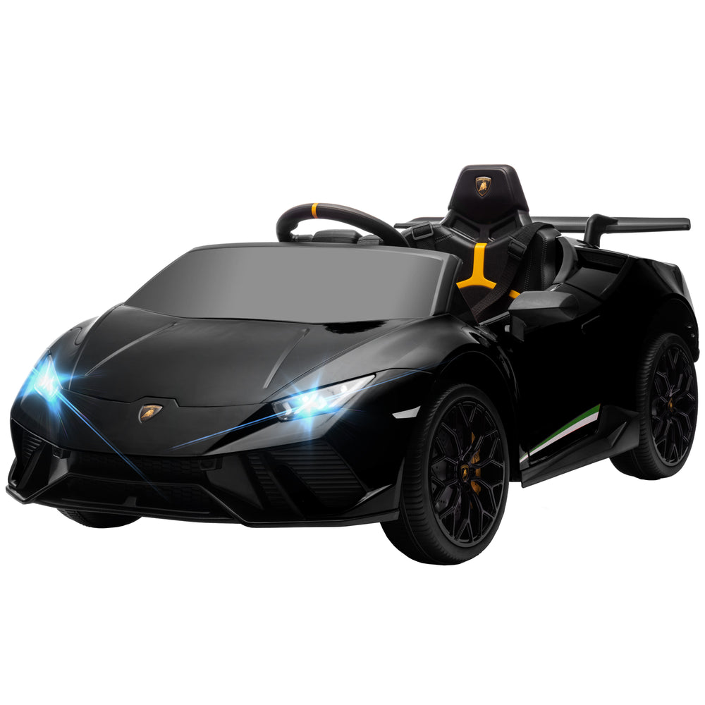 Licensed Lamborghini Huracan 12V with remote control, black
