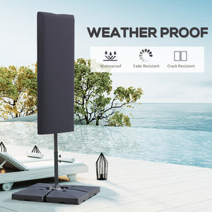 Parasol cover, dark grey