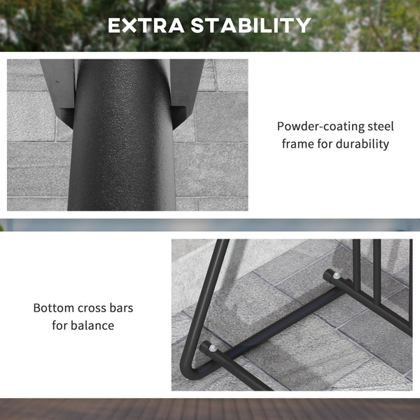 3-bike rack, black