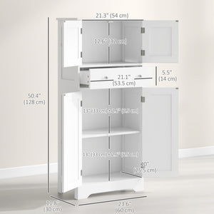 Kitchen storage unit, white
