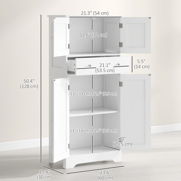 Kitchen storage unit, white