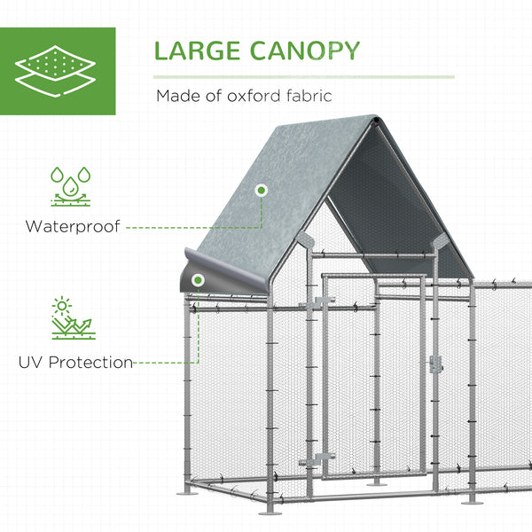 Chicken coop with direct access