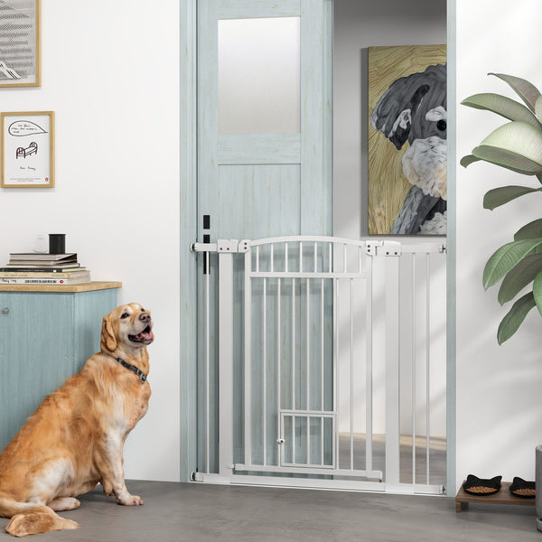 Extra Large Pet Gate with Small Door