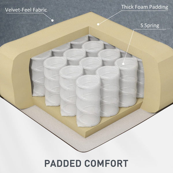 Recliner Chair with Vibration Massage and Side Pockets, Dark Gray