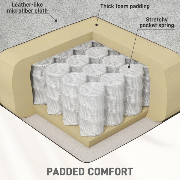 Manual reclining chair with vibration massage, side pockets, in grey microfiber