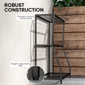 3-Tier Garden Tool Storage Tower