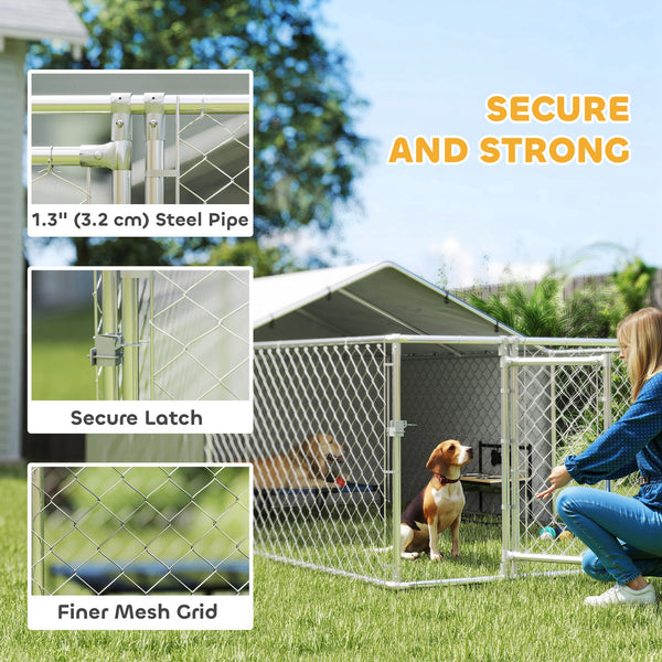 Galvanized steel enclosure with waterproof cover