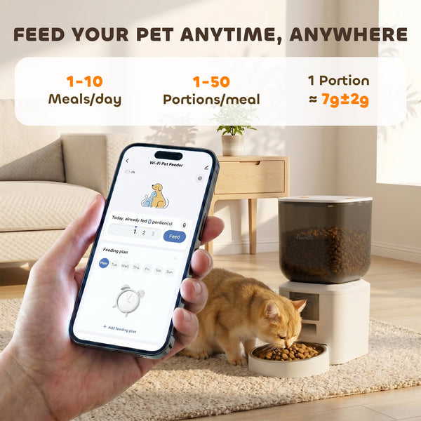 8L automatic feeder with camera and Wi-Fi