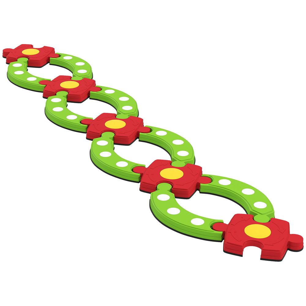 Children's balance beams with non-slip surface, flower pattern