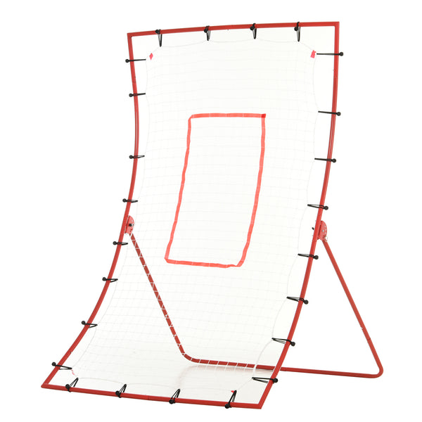 Adjustable rebound net with 5 angles