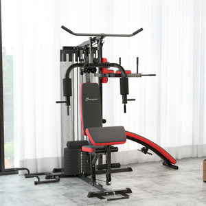 Multi-functional weight bench with abdominal bench