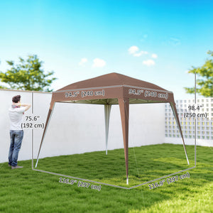 8 x 8 folding tent with a carrying bag