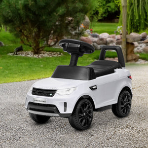 Land Rover 6V Toddler Ride-On with Musical Horn, White