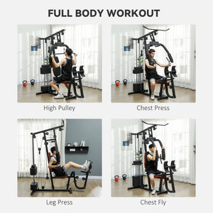 Multi-function strength training machine for lat pulldowns and leg exercises