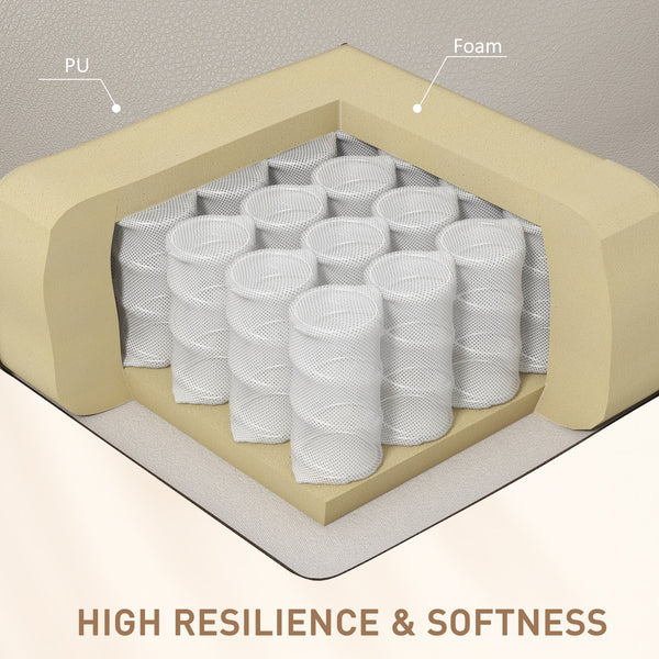 8-Point Vibration Massage Recliner Chair, Grey